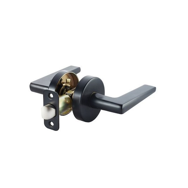 Sapphire Contra Collection Modern Matte Black Grade 3 Passage Hall/Closet Door Handle LS-CON10-BK - main